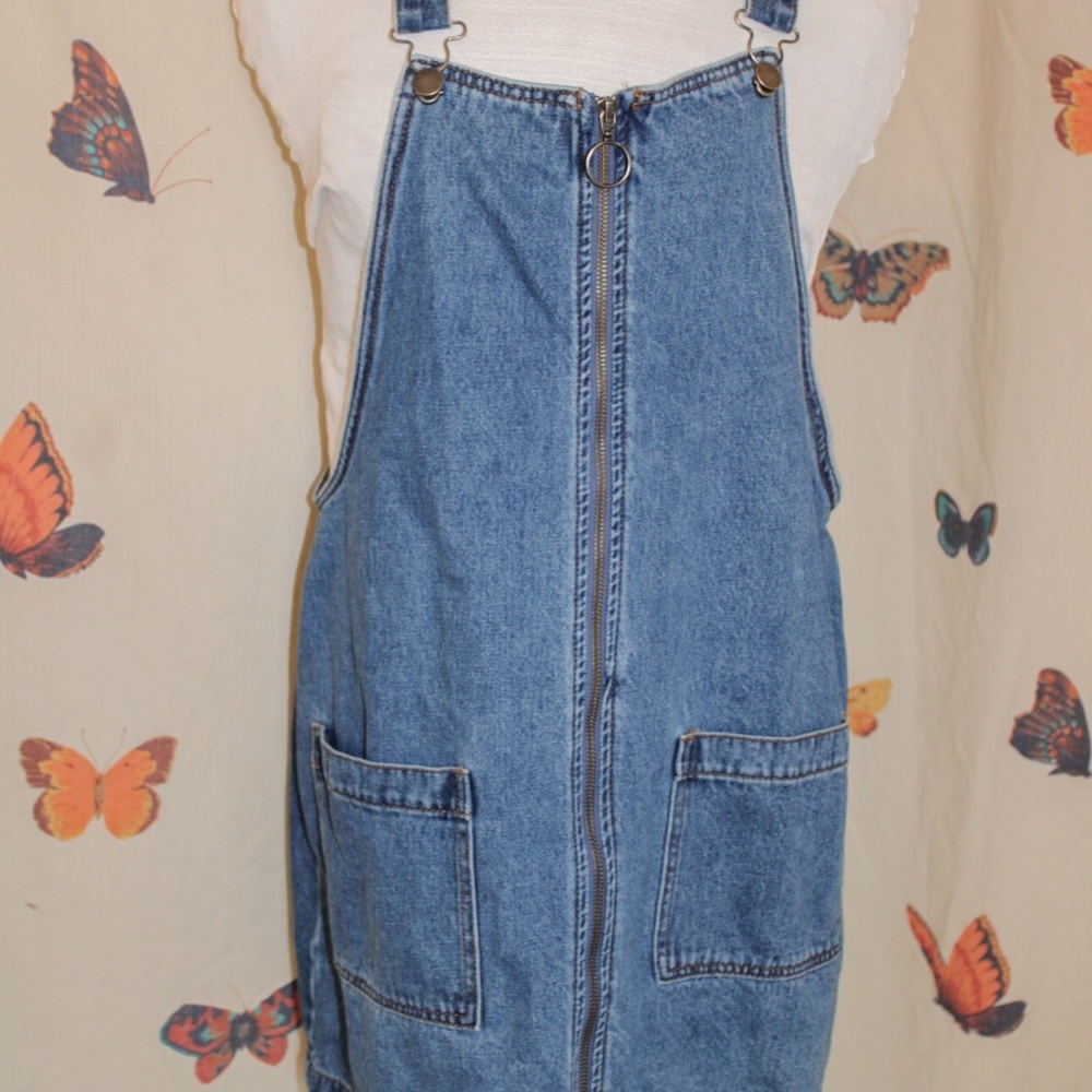 Wild Fable Denim Zip Up Dress Size M